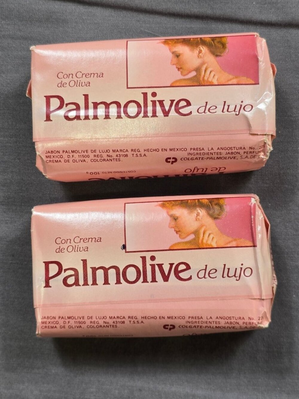 Palmolive De Lujo Con Crema De Oliva Soap 150g Pink Olive Cream Luxurious Bar
